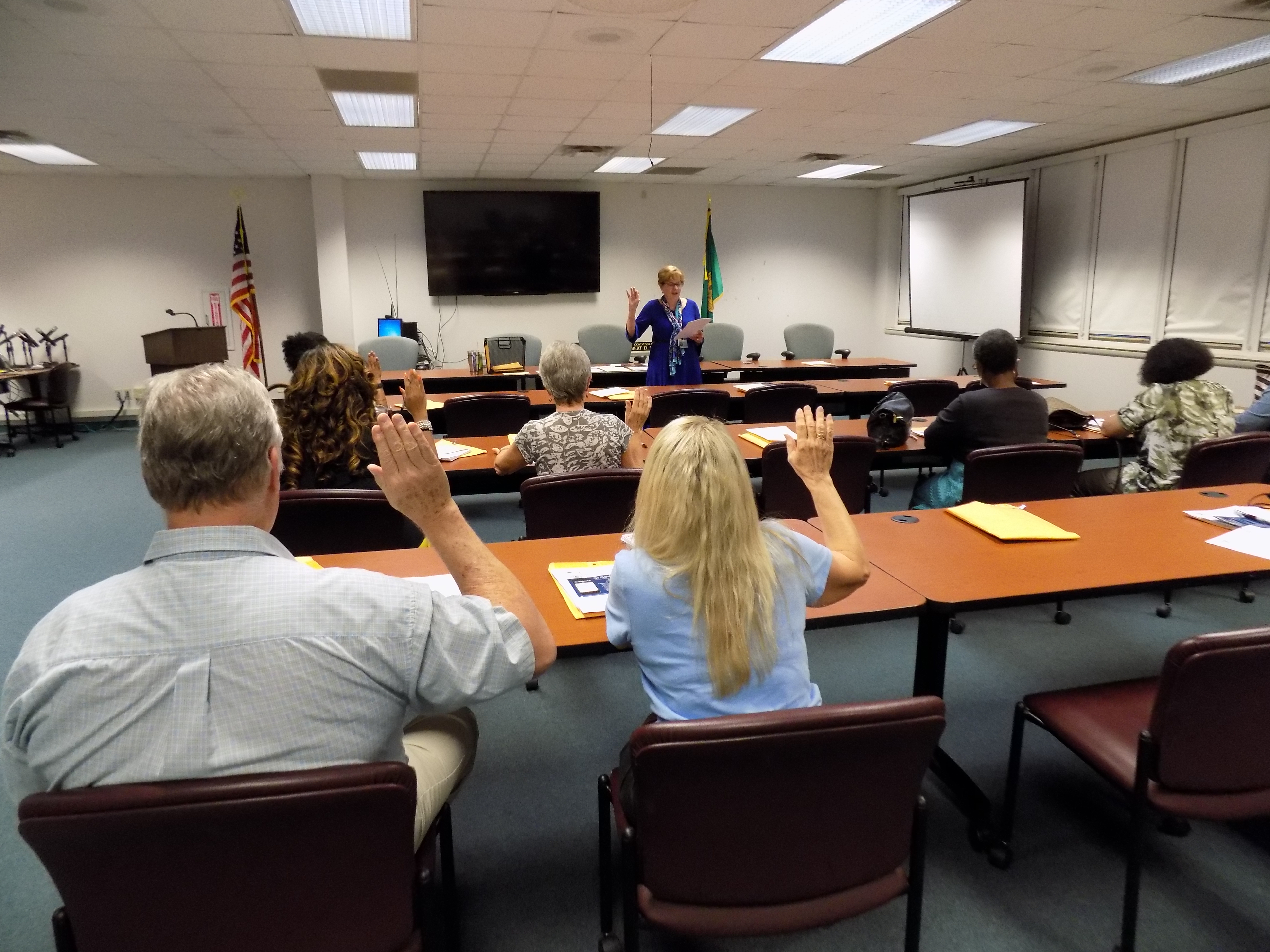 Image of Deputy Registrars being Sworn In 